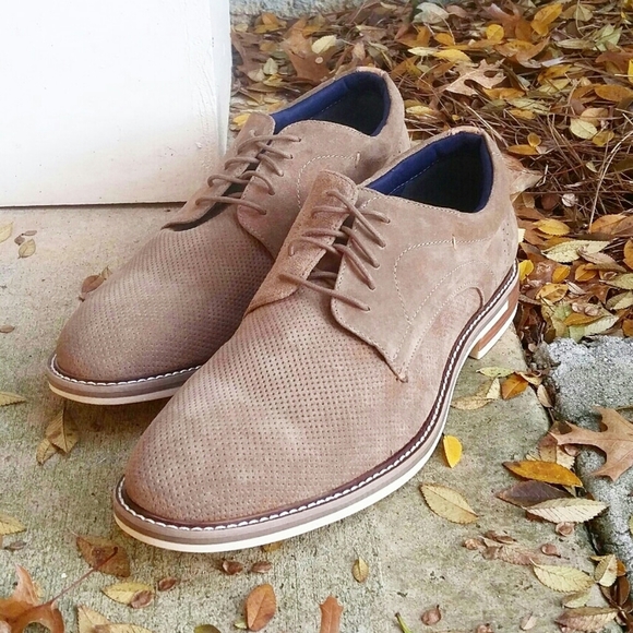 Steve Madden Other - 🎉HP!💎NIB Mens Steve Madden Leather Taupe Oxfords